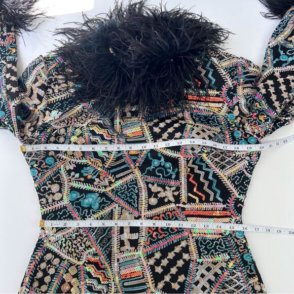 Jovani 09818 Multicolored Cocktail Evening Dress - Picture 12 of 14